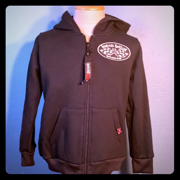 Kids zipper hoodie Hot Rod Evil size 4 years - Picture 2 of 4